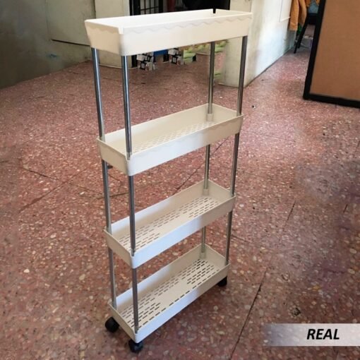 Organizador de 4 pisos de cocina con ruedas - Imagen 2