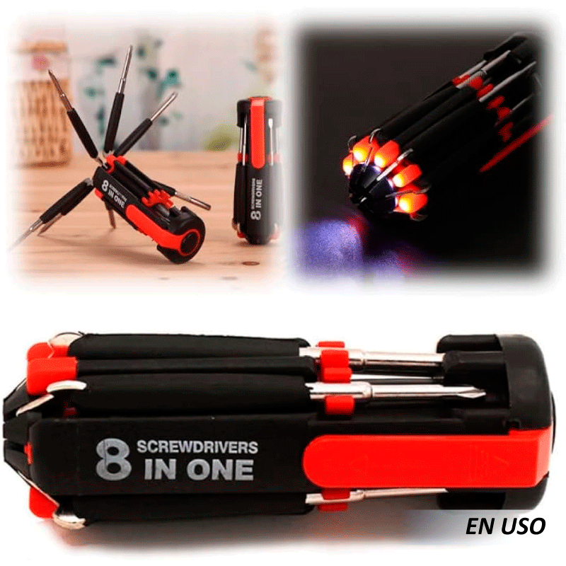 Linterna 8 en 1