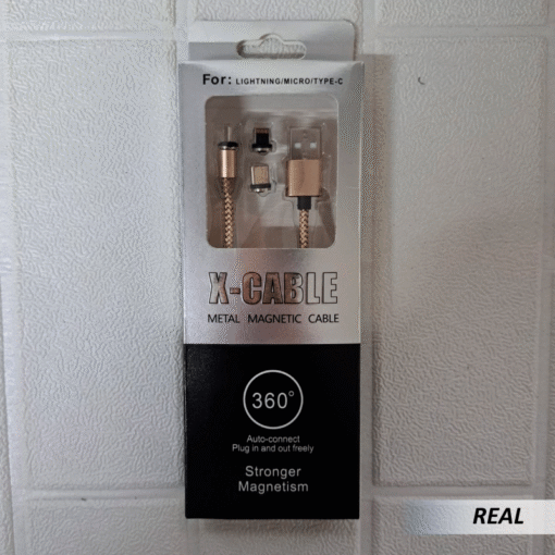 Cable multifuncional magnético de 3 puntas