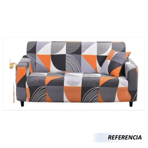 Forro de Mueble para 3 Puestos con Diseño - Imagen 4