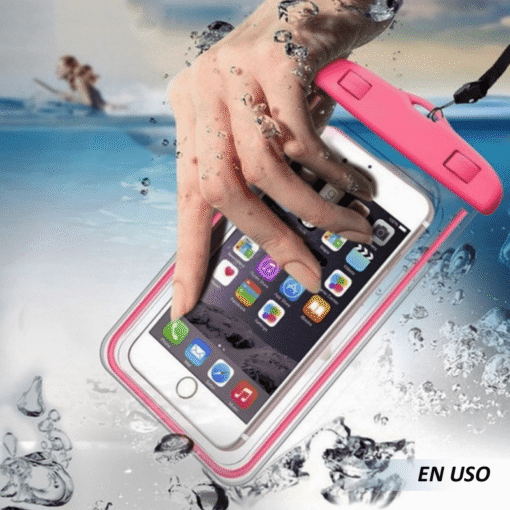 Funda impermeable para proteger el celular