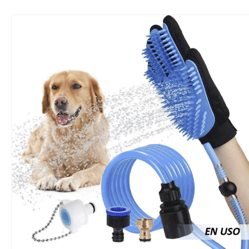 Guante de baño para perros