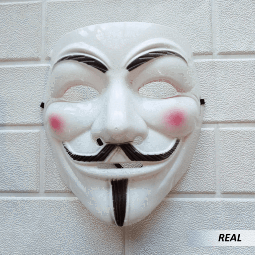 Máscara plástica de Anonymous - Imagen 3