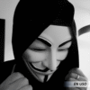 Máscara plástica de Anonymous