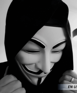 Máscara plástica de Anonymous