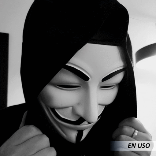 Máscara plástica de Anonymous
