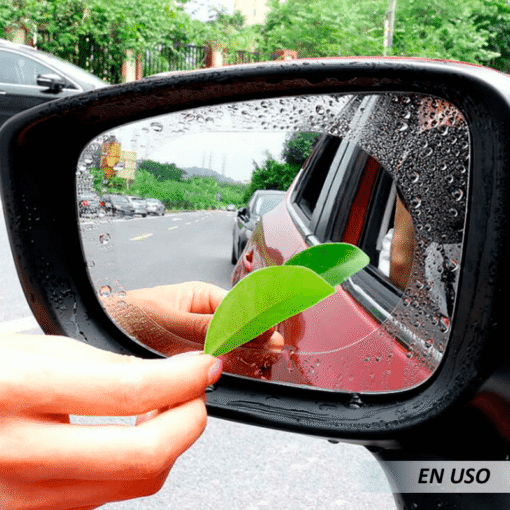 Mica impermeable para retrovisor
