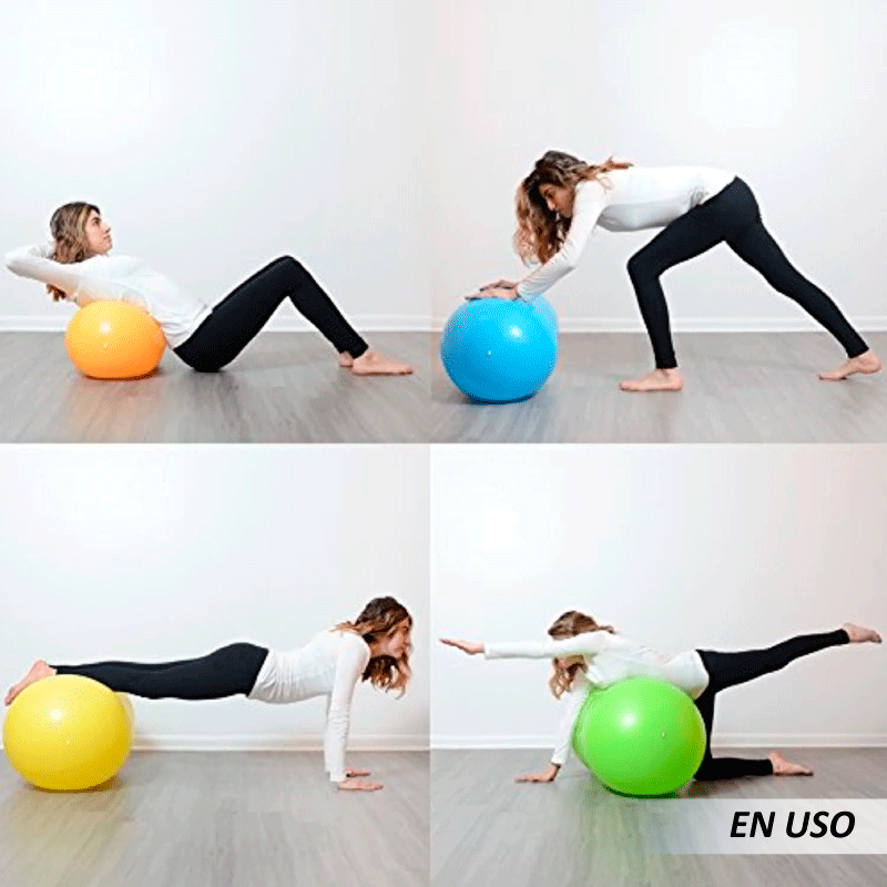 Pelota de pilates de cacahuate