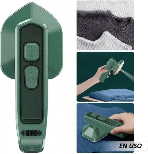 Plancha mini de vapor Bivolt para ropa con base antiadherente - Imagen 5
