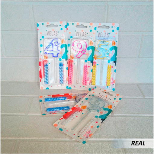 Velas de números para decoración de pasteles CEECUADOR - Imagen 2