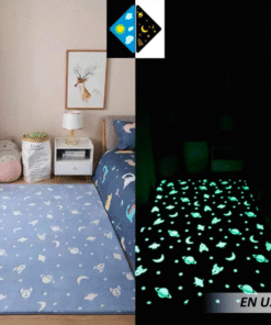 Alfombra antideslizante que brilla en la oscuridad