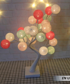 Luz de árbol de Bola de algodón