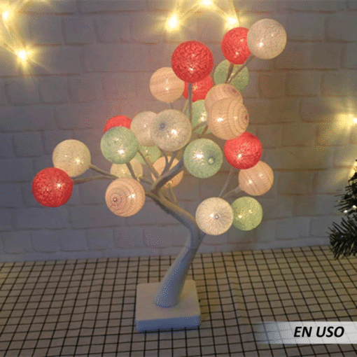 Luz de árbol de Bola de algodón