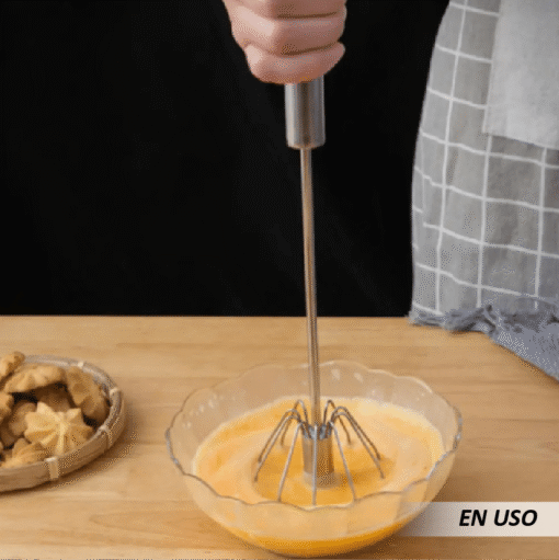 Batidor de Mano de Acero Inoxidable - Imagen 5