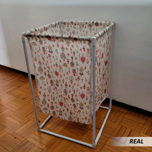 Cesta de ropa sucia de tela a prueba de polvo - Imagen 3