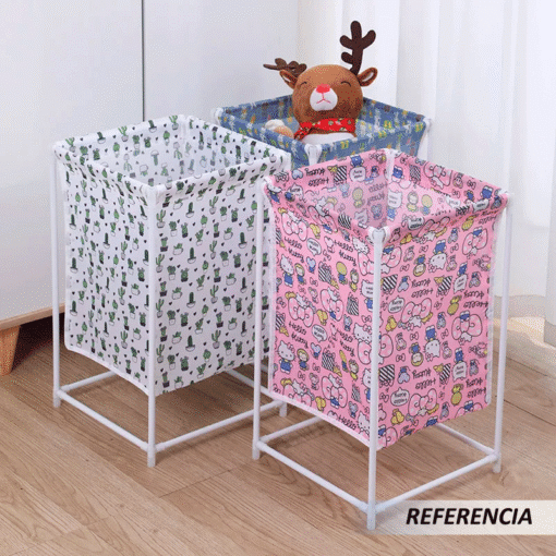 Cesta de ropa sucia de tela a prueba de polvo - Imagen 5