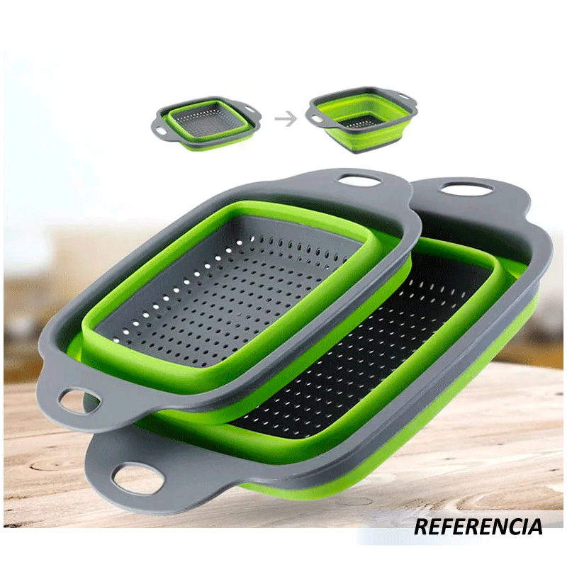 Cesta de drenaje plegable para limpieza de frutas y verduras - Imagen 5