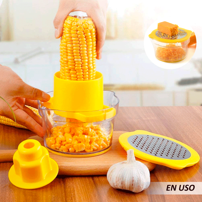 Rallador 2 en 1 para choclo