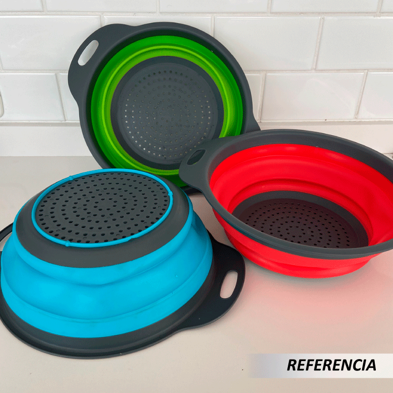 Colador plegable de silicona para cocina - Imagen 5