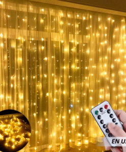 Cortina de luces de hada