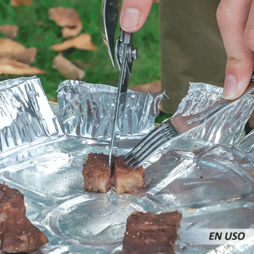 Cubiertos de camping 4 en 1 - Imagen 4