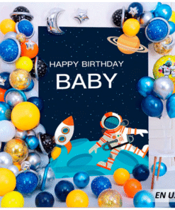 Decoración de fiesta espacial