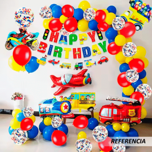 Decoración de fiesta de niños de automóvil - Imagen 5