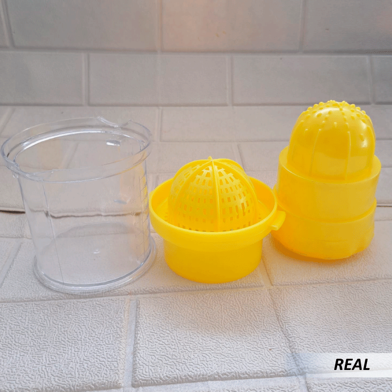 Exprimidor de mano portátil con tapa - Imagen 3