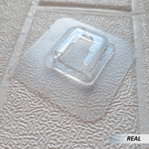 Gancho adhesivo doble transparente - Imagen 4