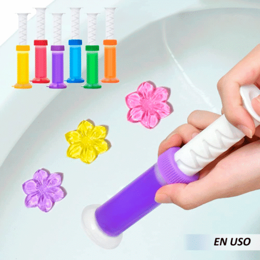 Limpiador de gel para inodoro de jeringa