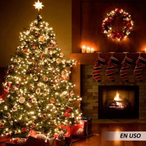 Luces de navidad blancas - Imagen 5