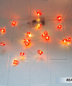Luces mini caja regalos de navidad