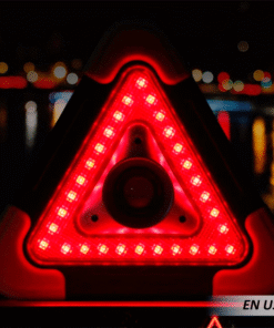 Luz de advertencia triangular para coche