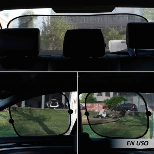 Parasol plegable de auto de malla - Imagen 5