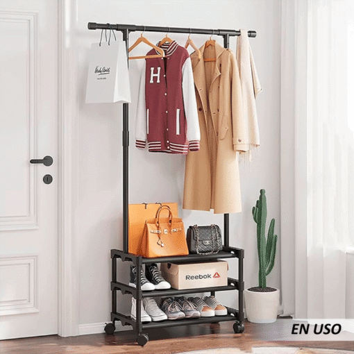 Colgador de ropa 3 niveles