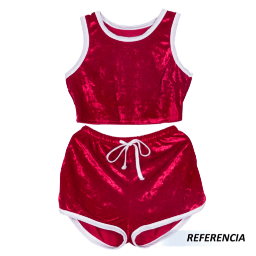 Conjunto de pijama terciopelo - Imagen 5