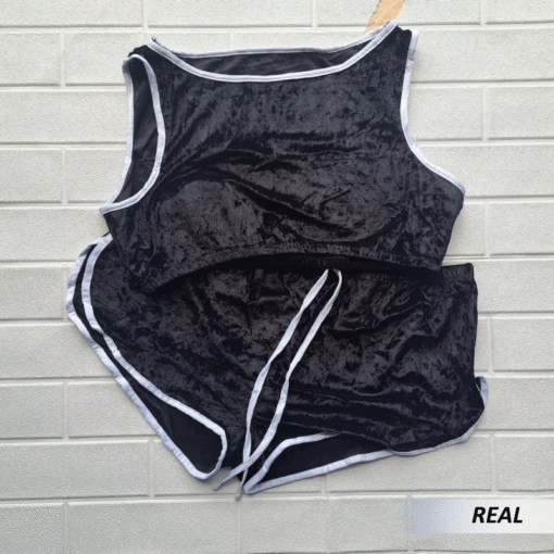 Conjunto de pijama terciopelo - Imagen 4