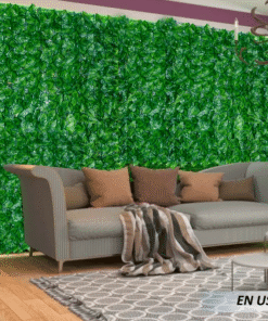 Malla de hojas artificiales para decoración