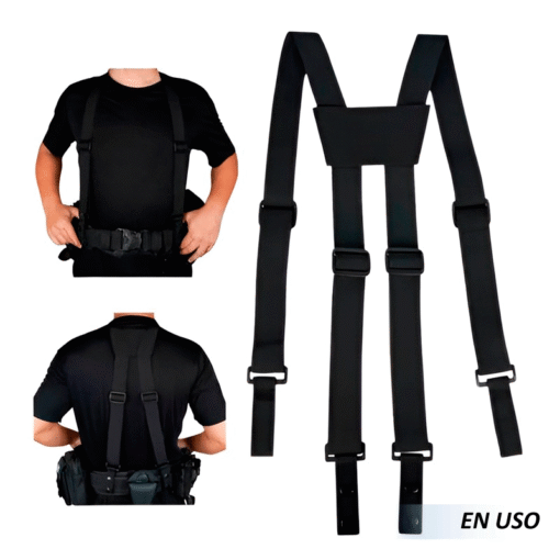 Tirantes tácticos con cinturón