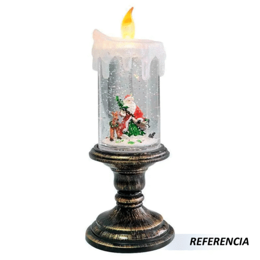Vela con luz led navidad - Imagen 4