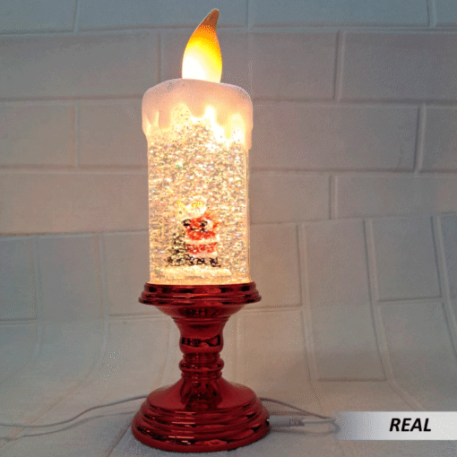 Vela con luz led navidad - Imagen 2
